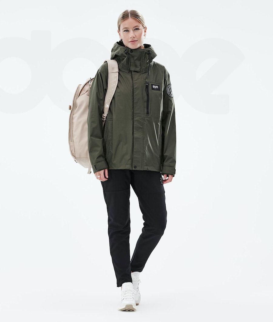 Dope Blizzard Light W Full Zip Outdoorjassen Dames Olijfgroen Groen | NLIS3724