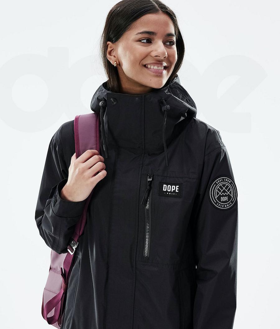 Dope Blizzard Light W Full Zip Outdoorjassen Dames Zwart | NLOR3723