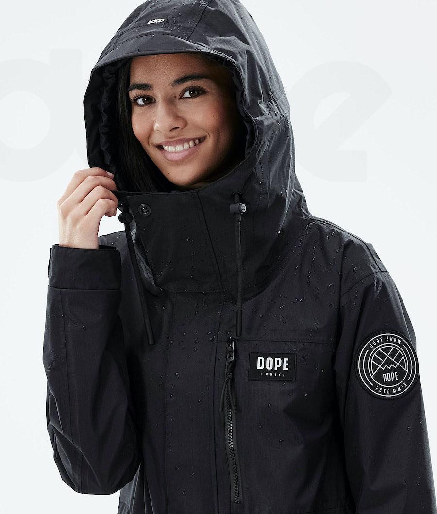 Dope Blizzard Light W Full Zip Outdoorjassen Dames Zwart | NLOR3723