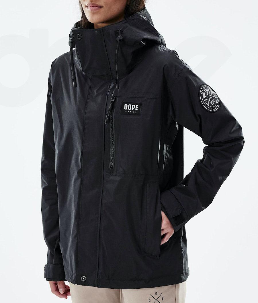 Dope Blizzard Light W Full Zip Outdoorjassen Dames Zwart | NLOR3723