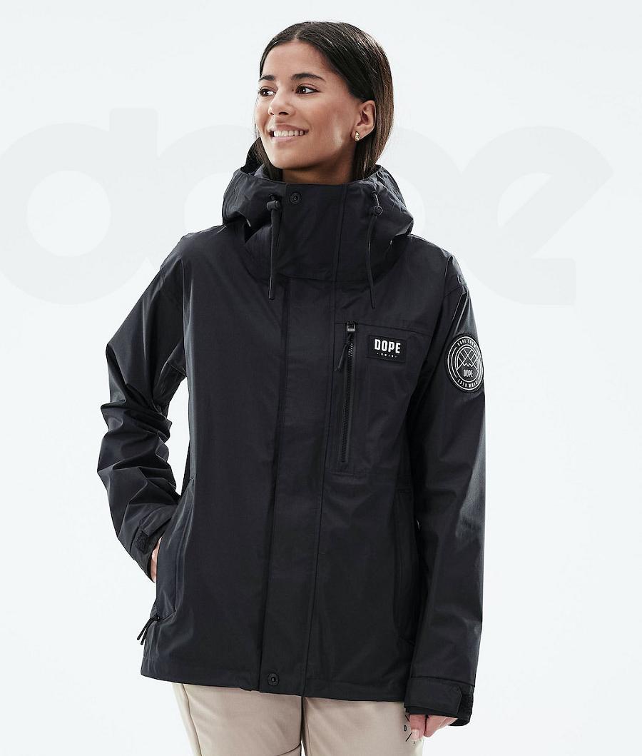 Dope Blizzard Light W Full Zip Outdoorjassen Dames Zwart | NLOR3723