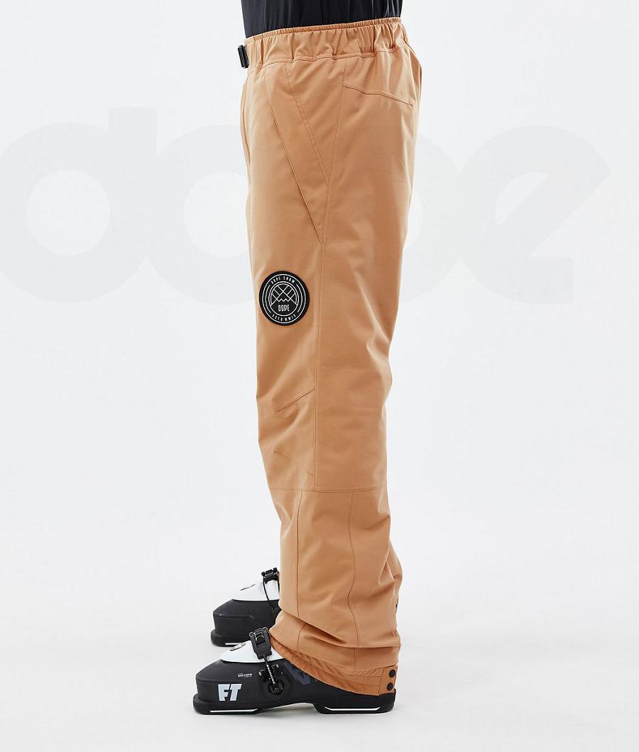 Dope Blizzard Ski Broek Heren Khaki Geel | NLXF2617