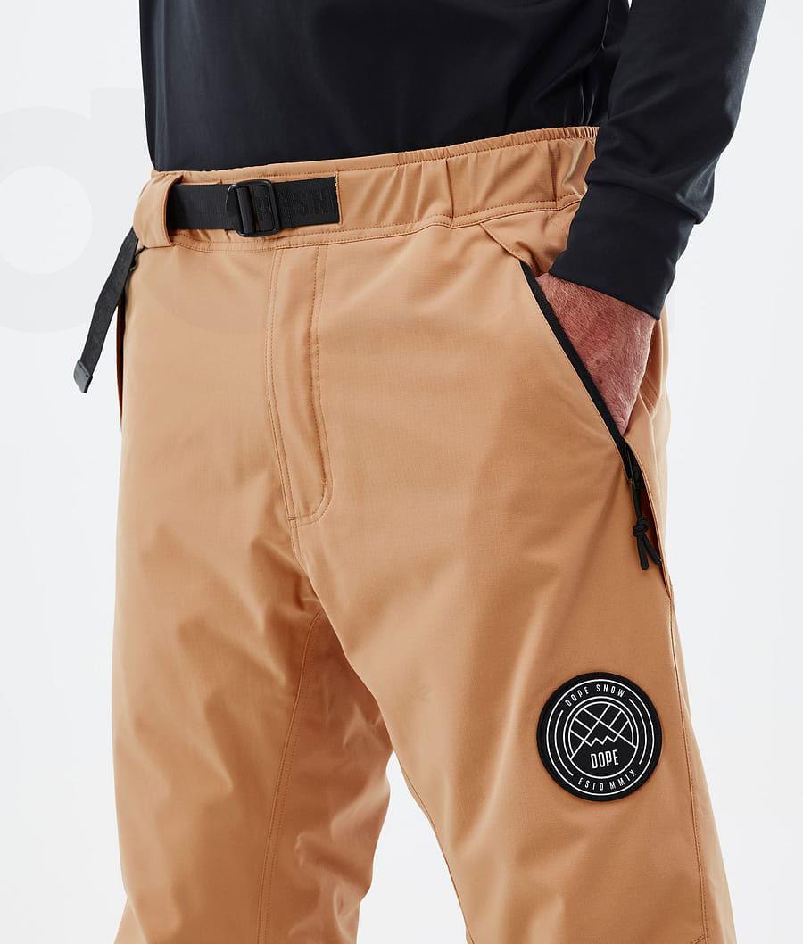 Dope Blizzard Ski Broek Heren Khaki Geel | NLXF2617