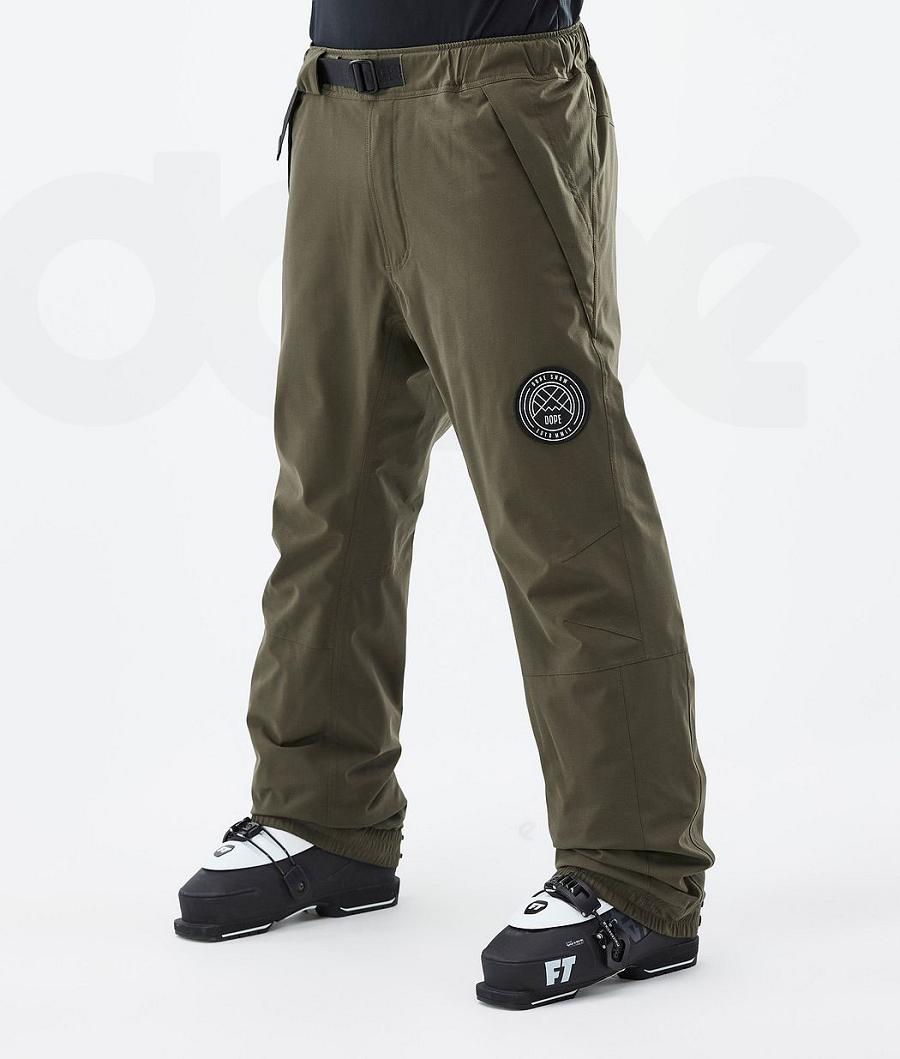 Dope Blizzard Ski Broek Heren Olijfgroen Groen | NLJJ2621