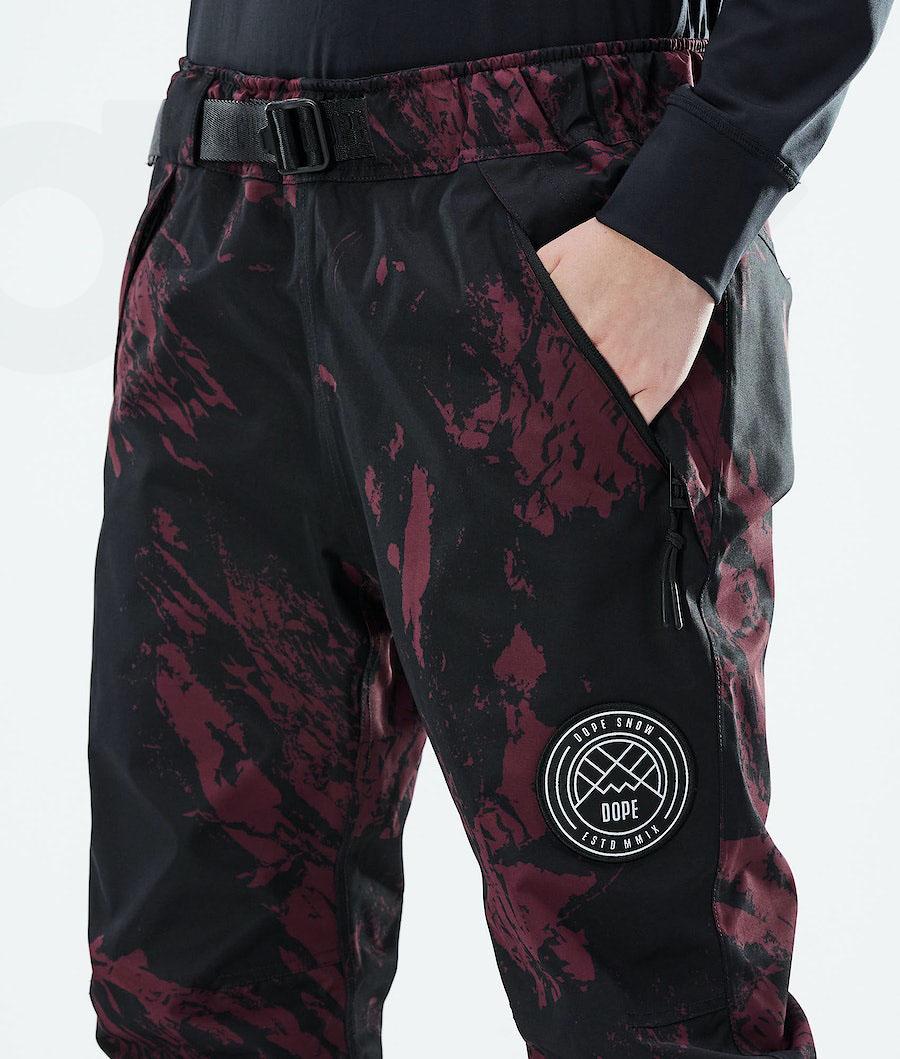 Dope Blizzard W 2021 Paint Ski Broek Dames Bordeaux | NLIS3314