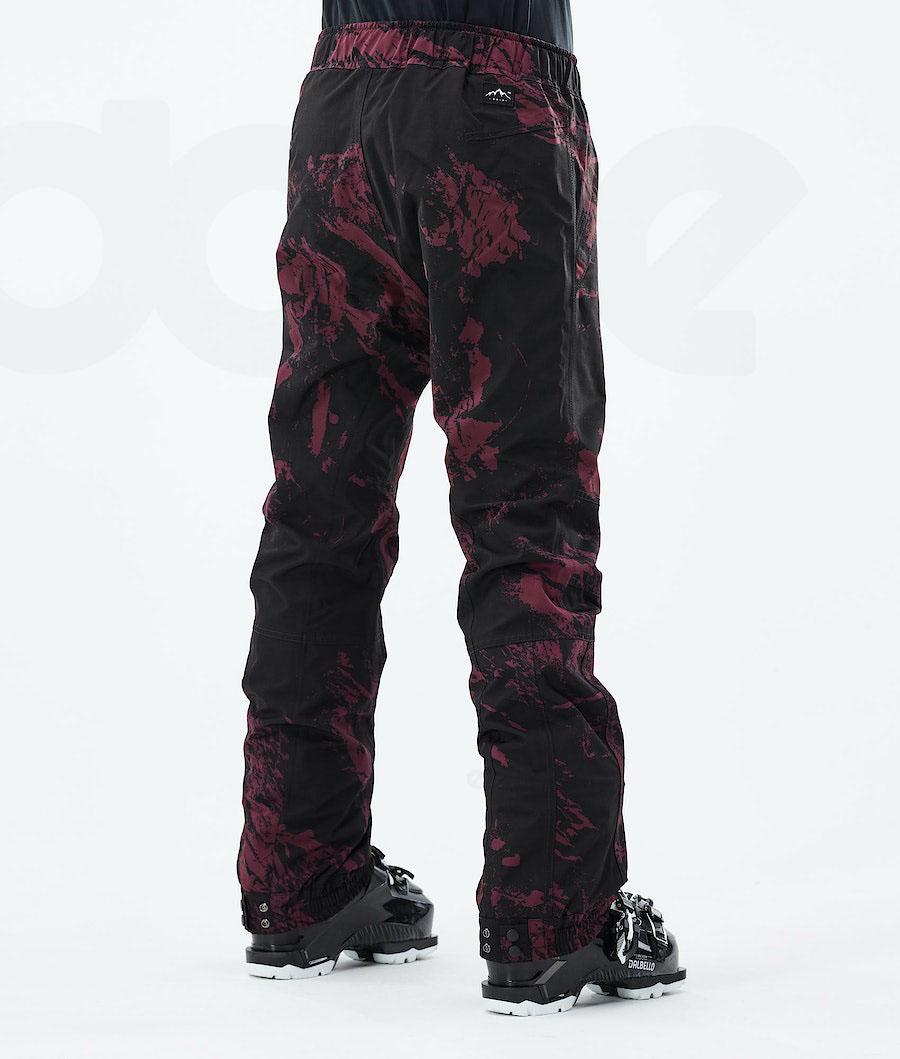 Dope Blizzard W 2021 Paint Ski Broek Dames Bordeaux | NLIS3314