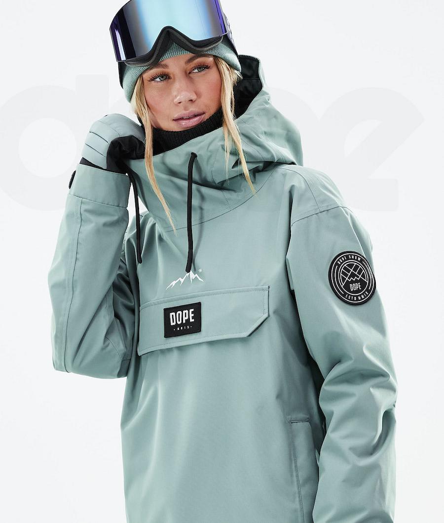 Dope Blizzard W 2021 Ski-jassen Dames Groen | NLWY3626