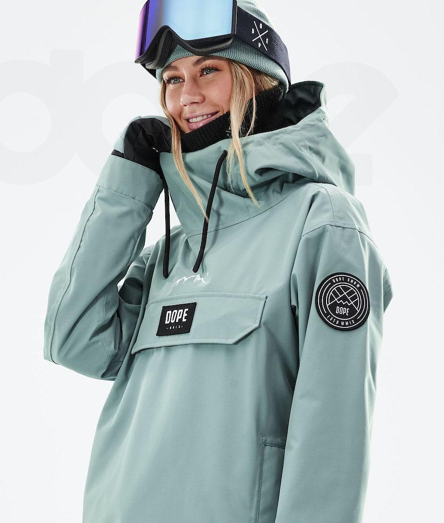 Dope Blizzard W 2021 Ski-jassen Dames Groen | NLWY3626