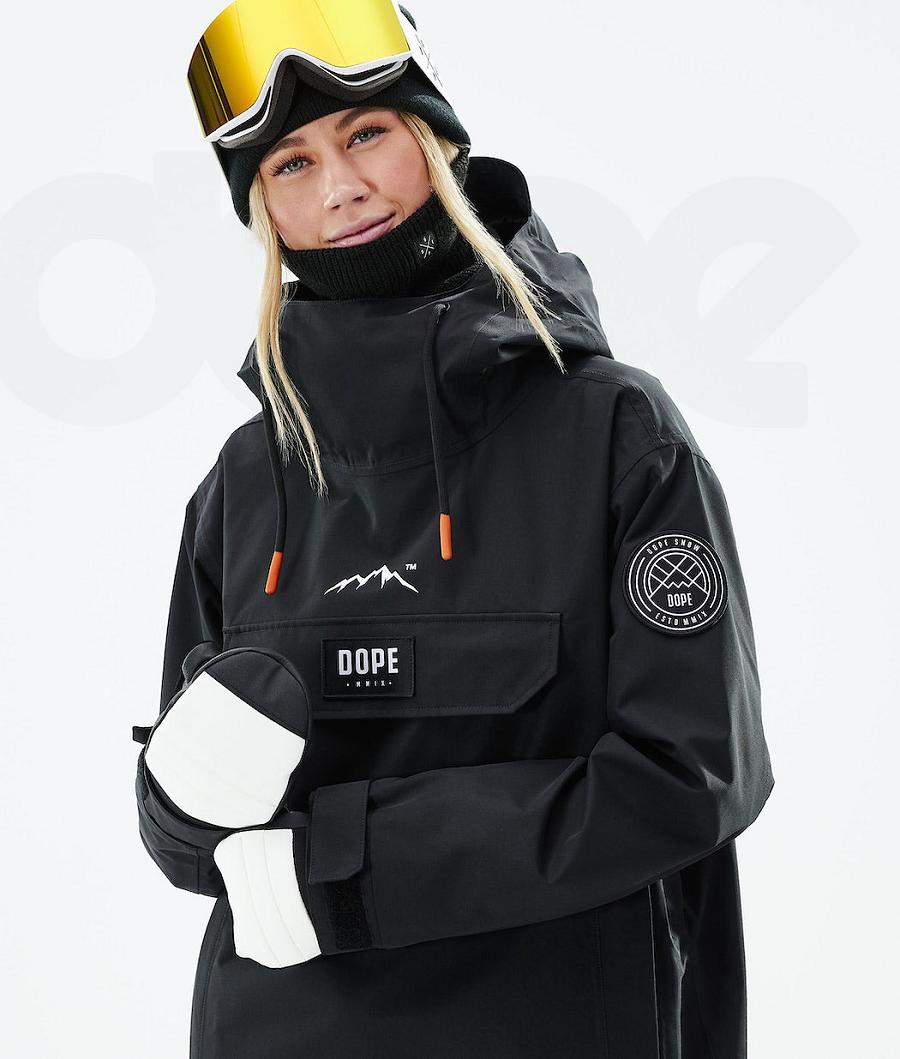 Dope Blizzard W 2021 Ski-jassen Dames Zwart | NLEX3625