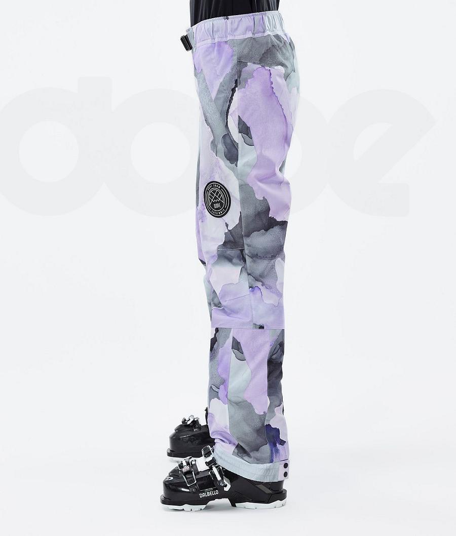 Dope Blizzard W Blot Ski Broek Dames Paars | NLYU3316