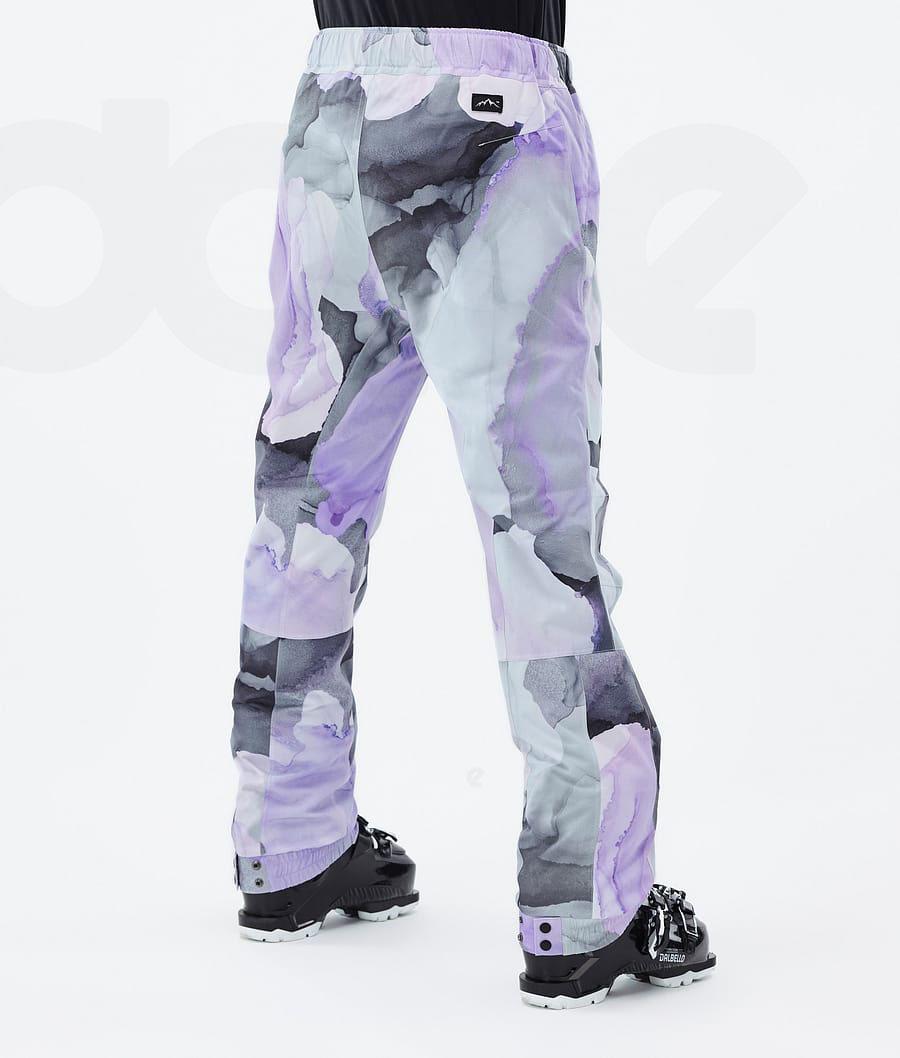 Dope Blizzard W Blot Ski Broek Dames Paars | NLYU3316