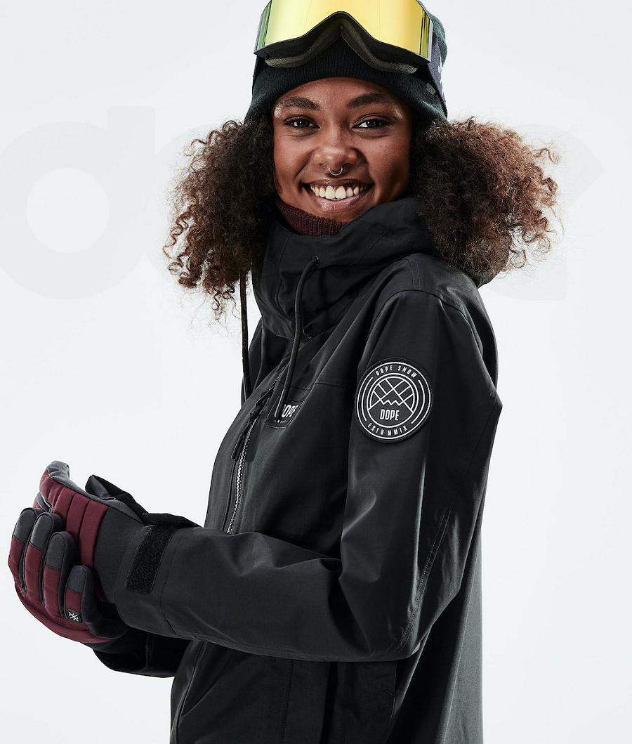 Dope Blizzard W Full Zip 2021 Snowboard Jassen Dames Zwart | NLYU3466