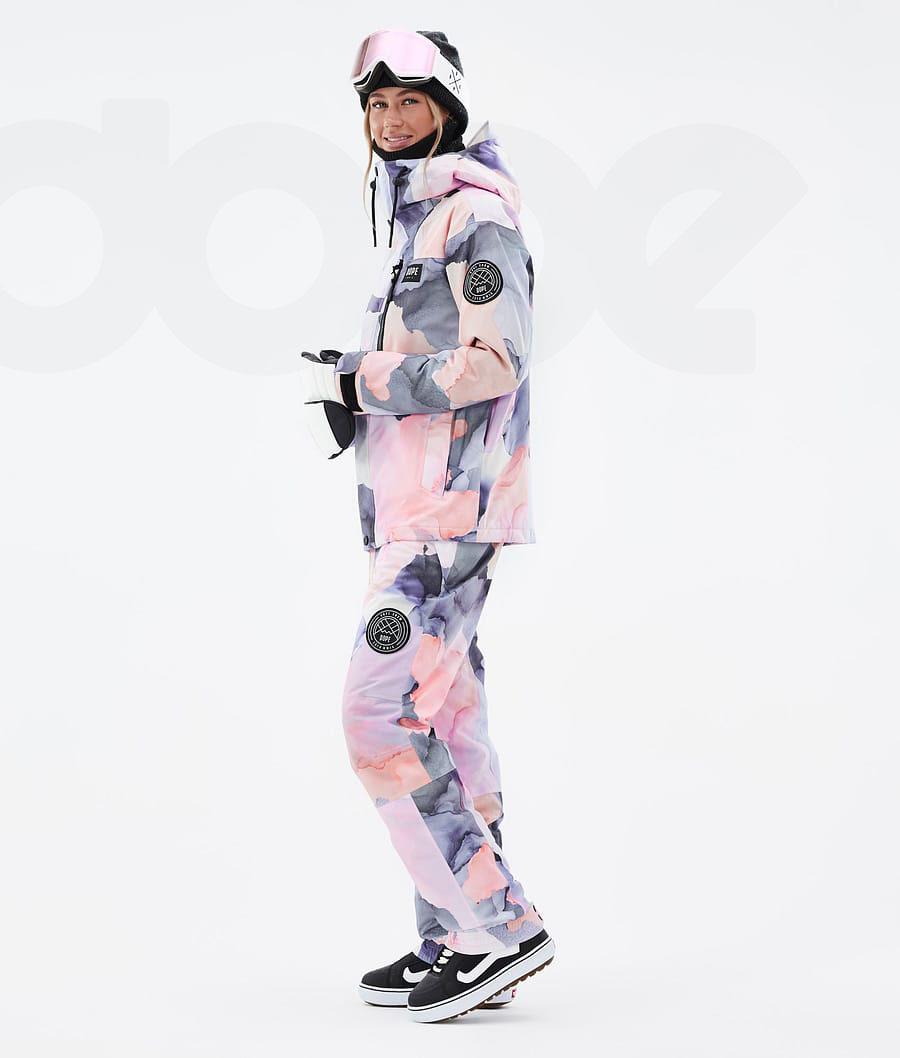 Dope Blizzard W Full Zip Blot Snowboard Jassen Dames Oranje | NLRW3468