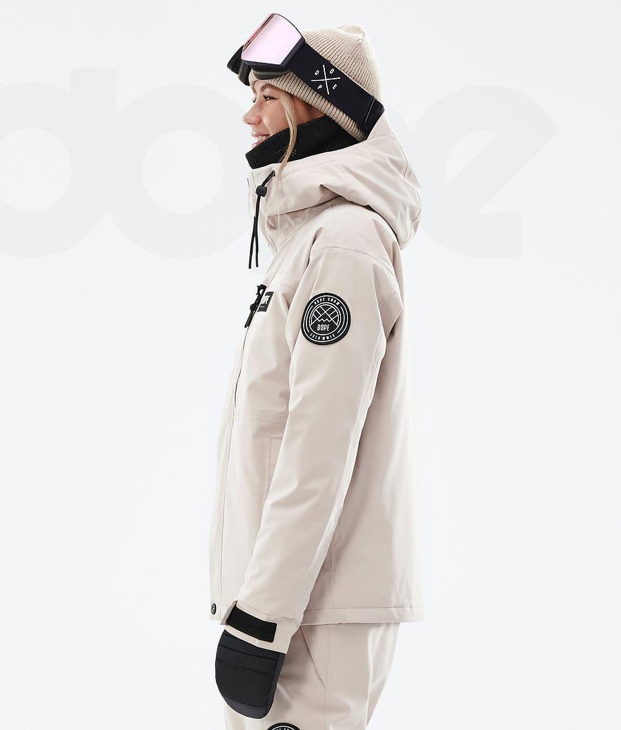 Dope Blizzard W Full Zip Ski-jassen Dames Bruin | NLDN3633