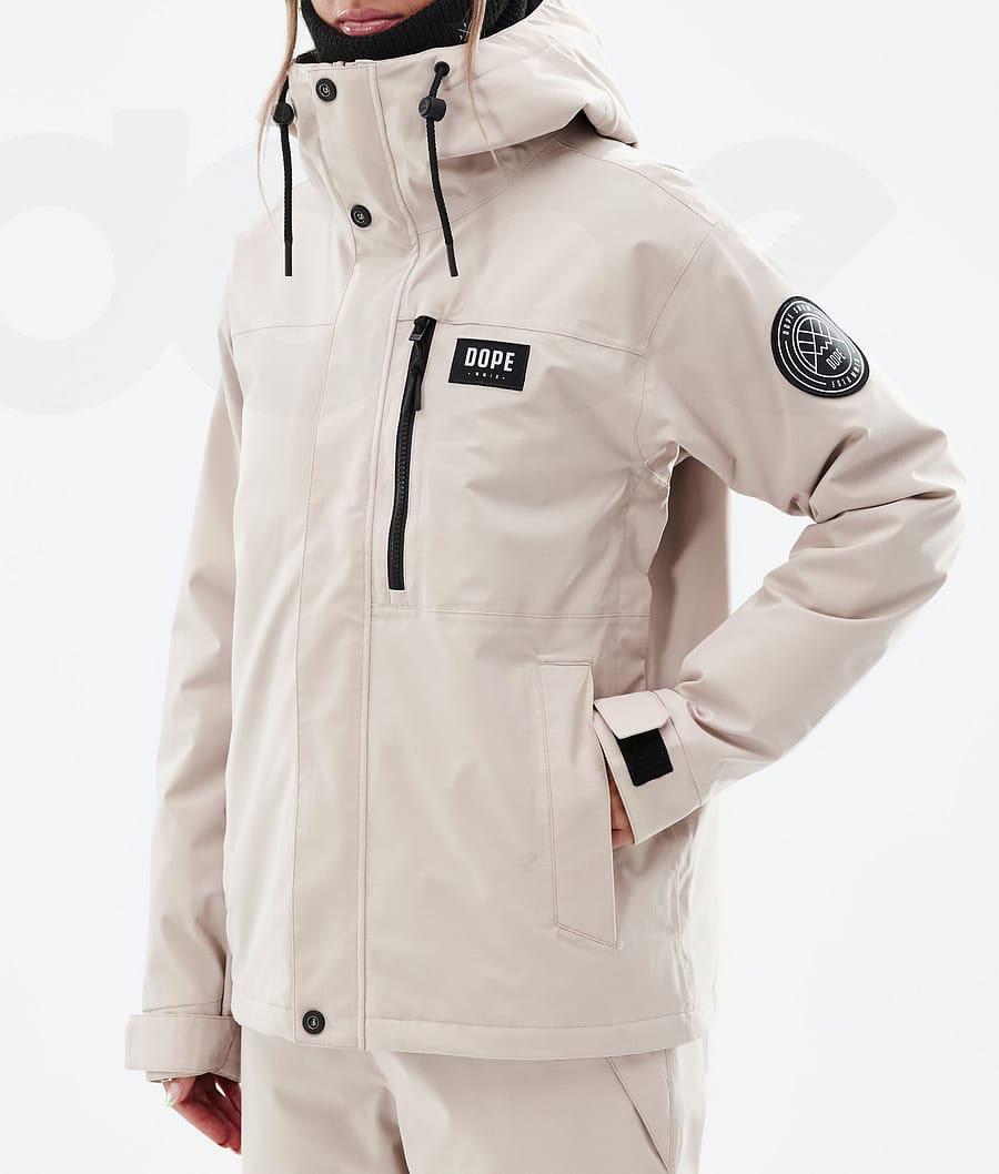 Dope Blizzard W Full Zip Ski-jassen Dames Bruin | NLDN3633