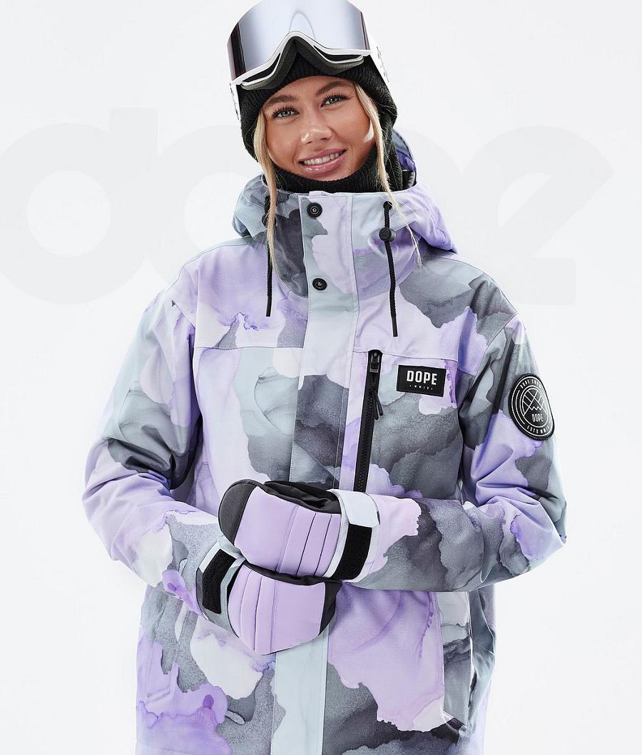 Dope Blizzard W Full Zip Ski-jassen Dames Paars | NLHK3637