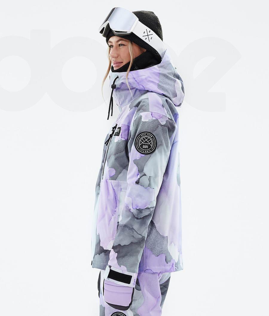 Dope Blizzard W Full Zip Ski-jassen Dames Paars | NLHK3637