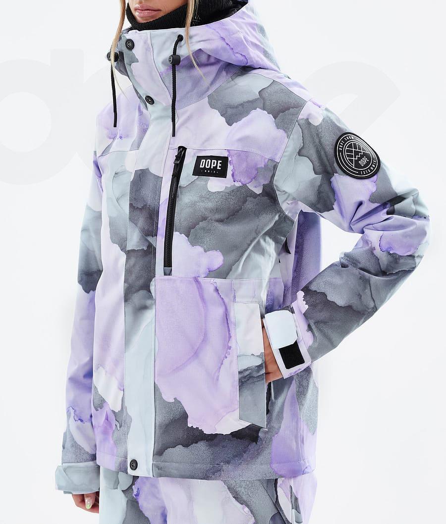 Dope Blizzard W Full Zip Ski-jassen Dames Paars | NLHK3637