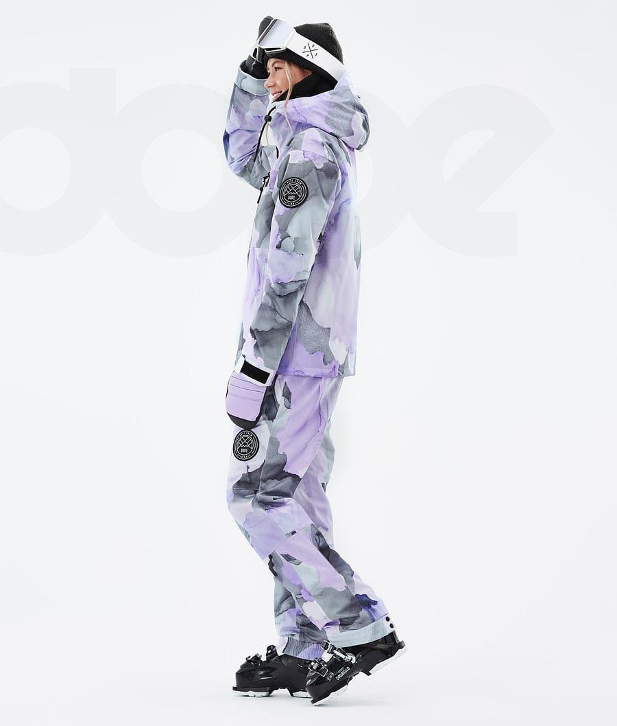 Dope Blizzard W Full Zip Ski-jassen Dames Paars | NLHK3637