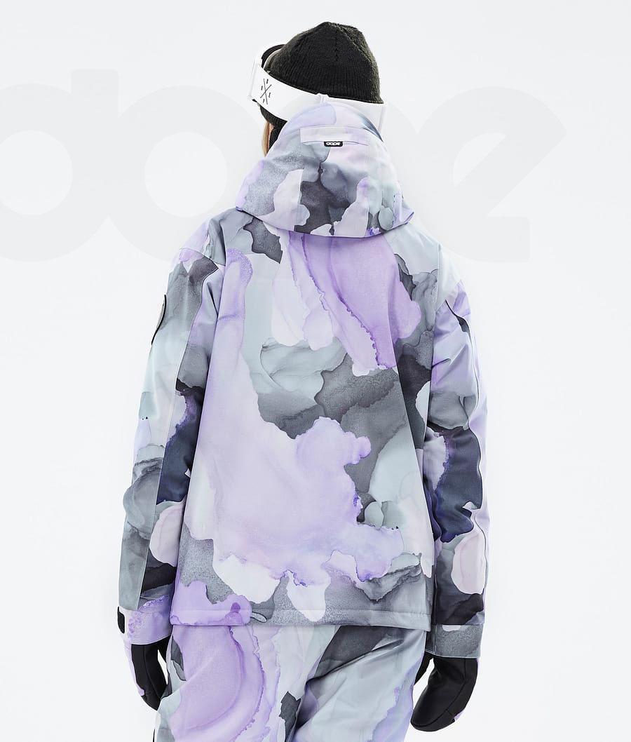 Dope Blizzard W Full Zip Ski-jassen Dames Paars | NLHK3637