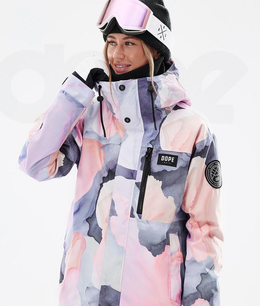 Dope Blizzard W Full Zip Ski-jassen Dames Gekleurd | NLPQ3636