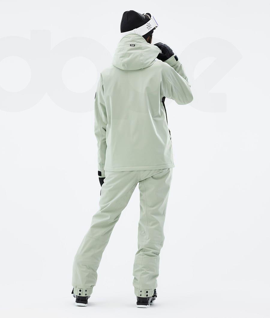 Dope Blizzard W Full Zip Ski-jassen Dames Groen | NLSO3634