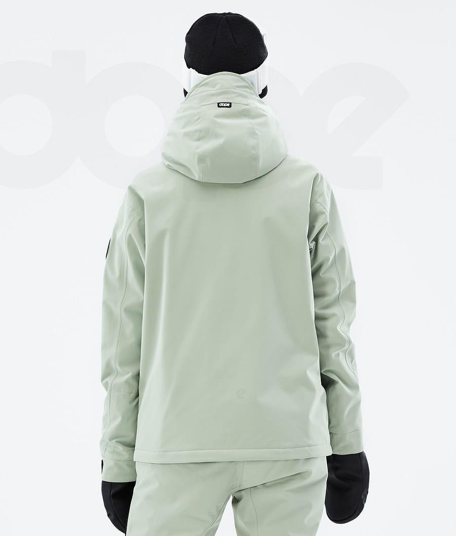 Dope Blizzard W Full Zip Ski-jassen Dames Groen | NLSO3634