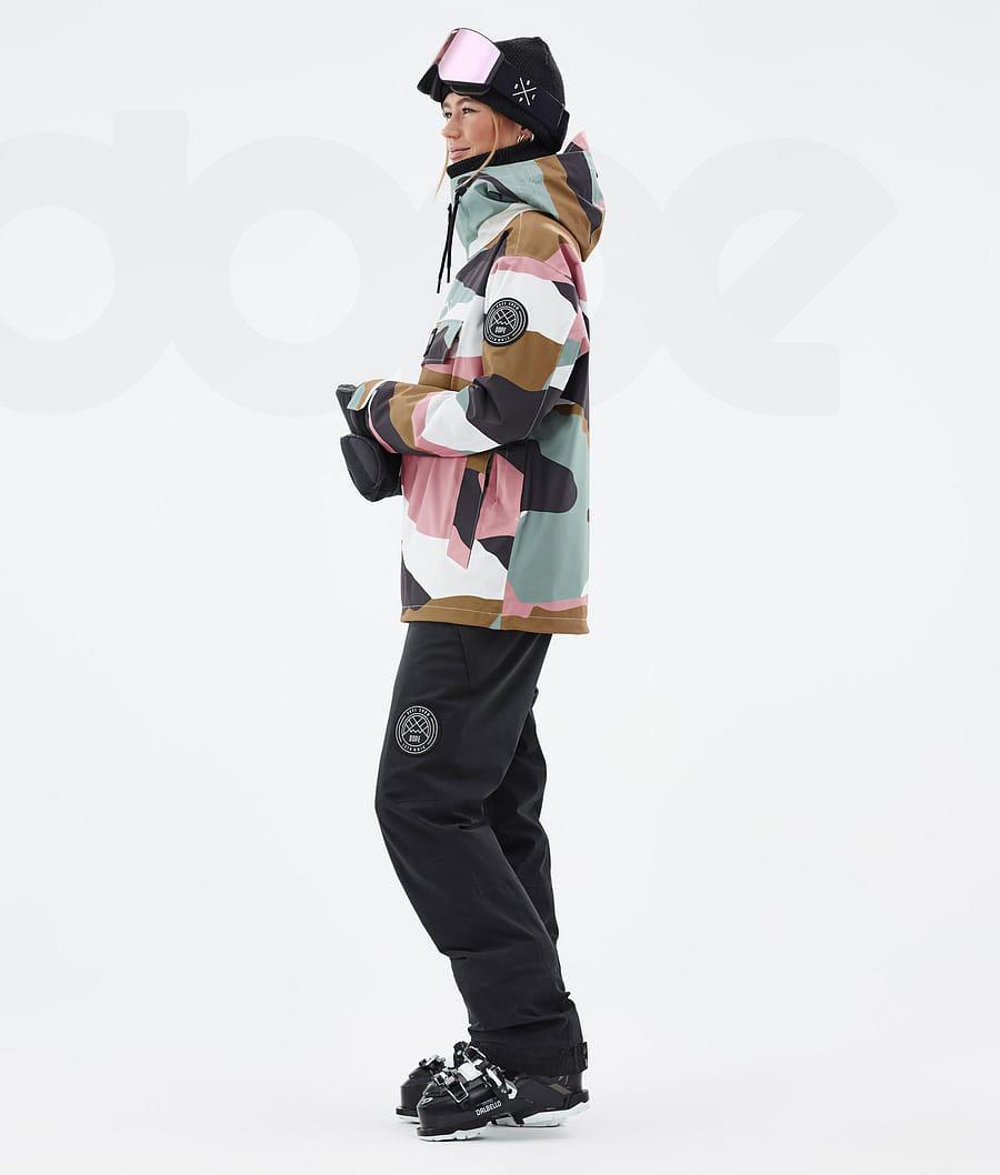 Dope Blizzard W Shards Ski-jassen Dames Goud Roze | NLPQ3643