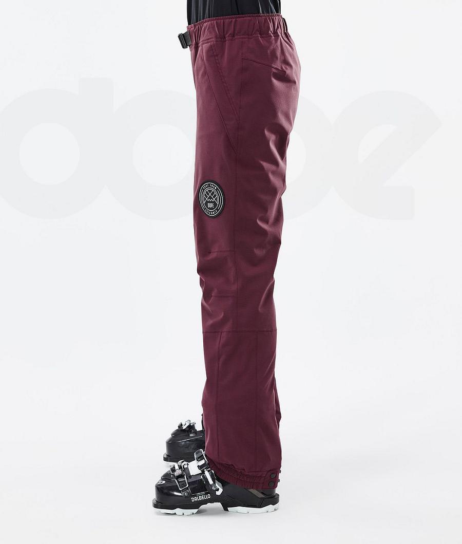 Dope Blizzard W Ski Broek Dames Bordeaux | NLLH3303