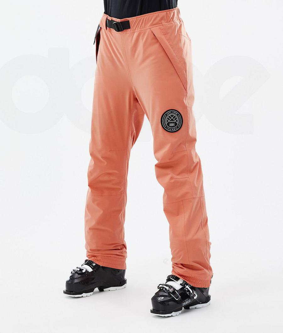 Dope Blizzard W Ski Broek Dames Oranje | NLZG3302