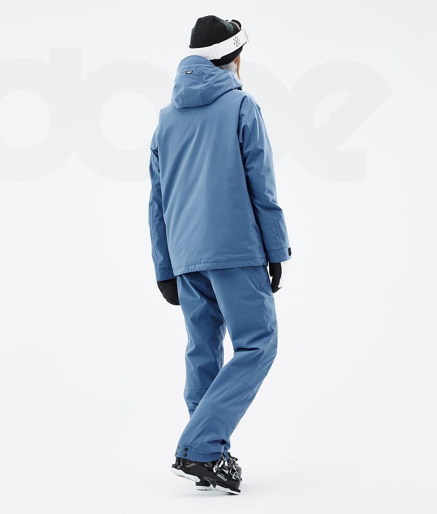 Dope Blizzard W Ski-jassen Dames Blauw Grijs | NLFM3614