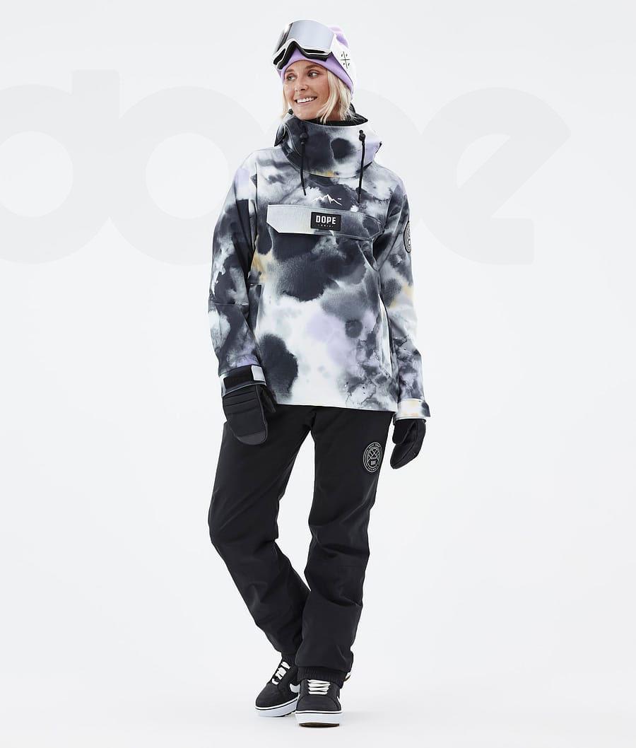 Dope Blizzard W Tiedye Snowboard Jassen Dames Zwart Paars | NLSO3478