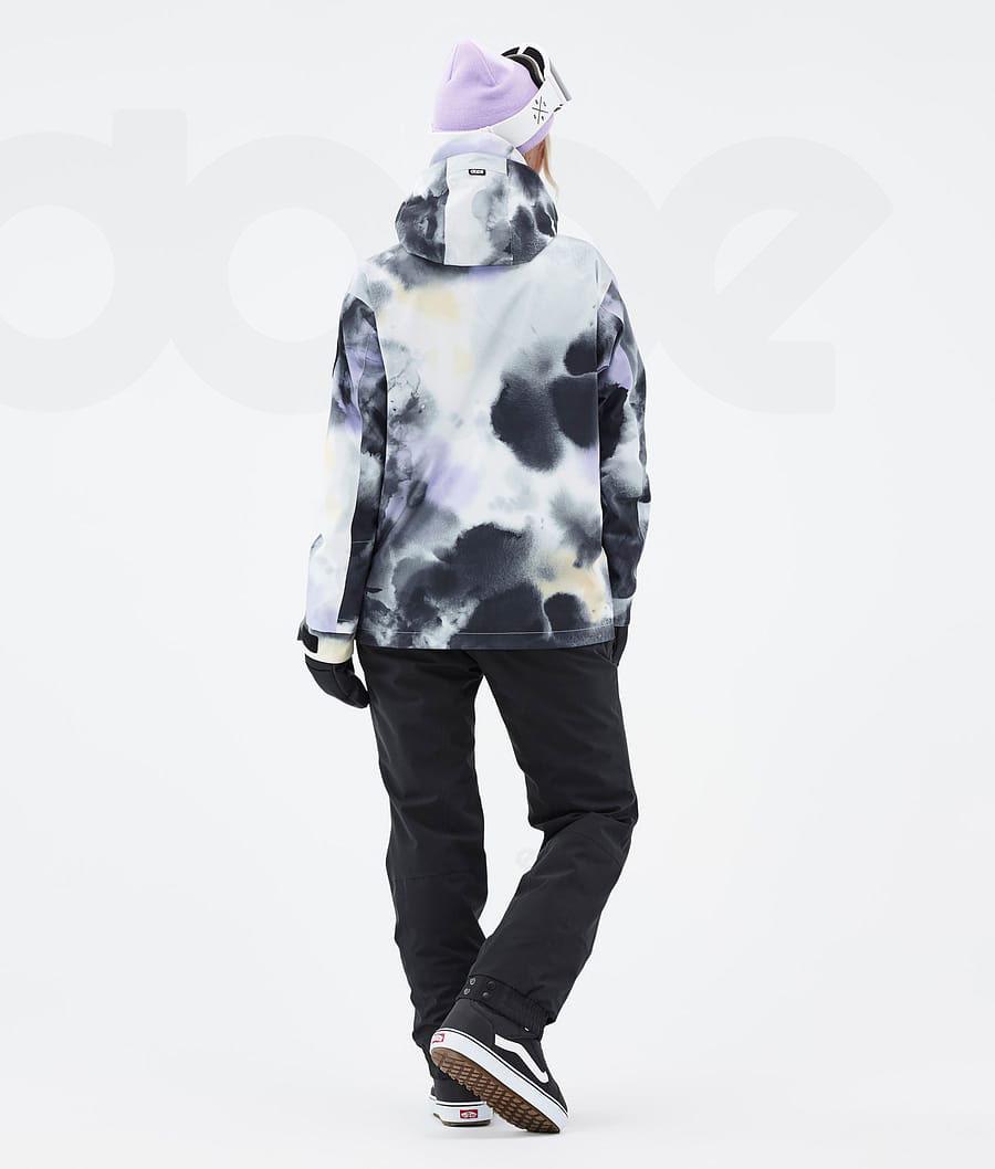 Dope Blizzard W Tiedye Snowboard Jassen Dames Zwart Paars | NLSO3478