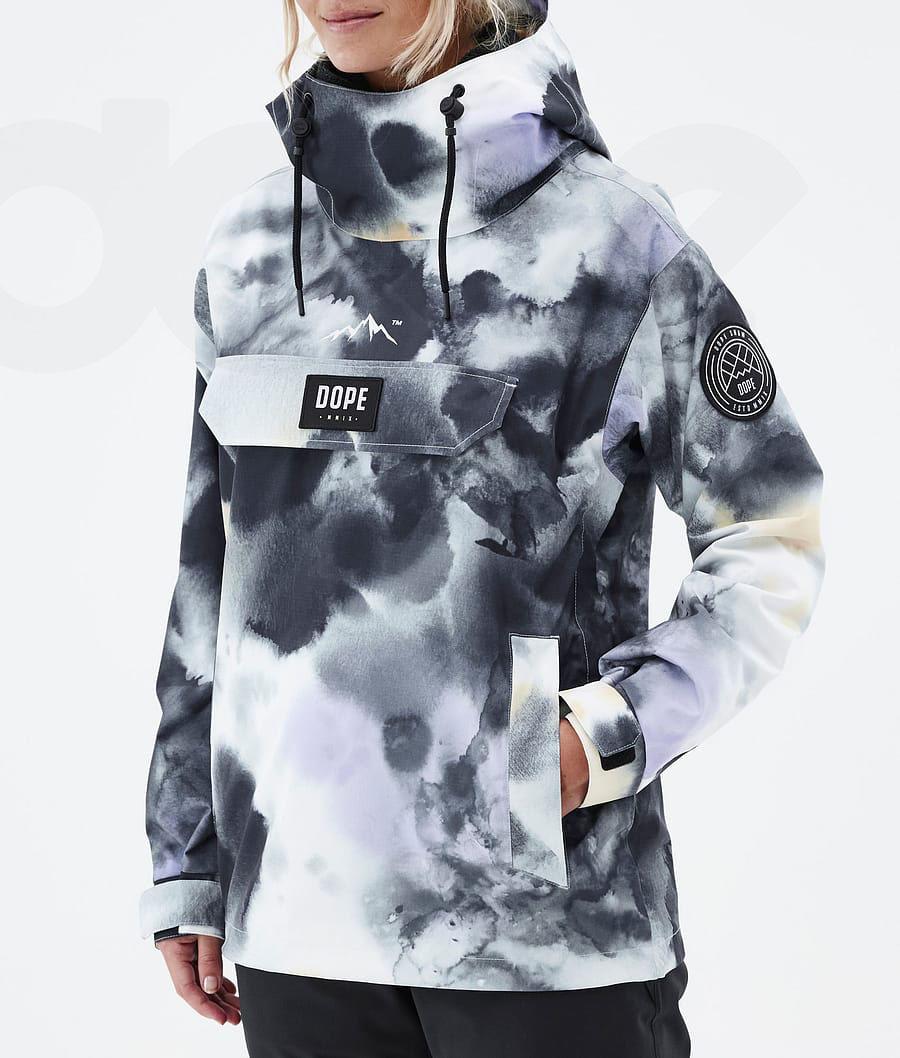 Dope Blizzard W Tiedye Snowboard Jassen Dames Zwart Paars | NLSO3478