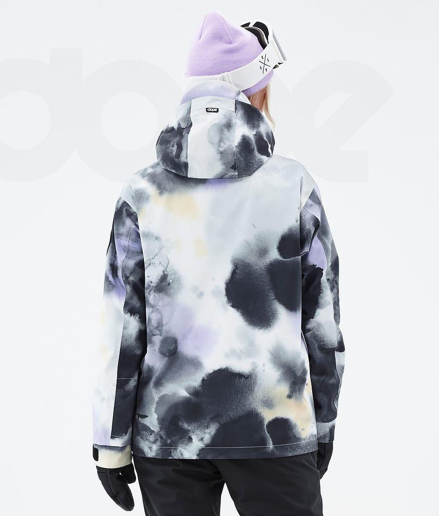 Dope Blizzard W Tiedye Snowboard Jassen Dames Zwart Paars | NLSO3478