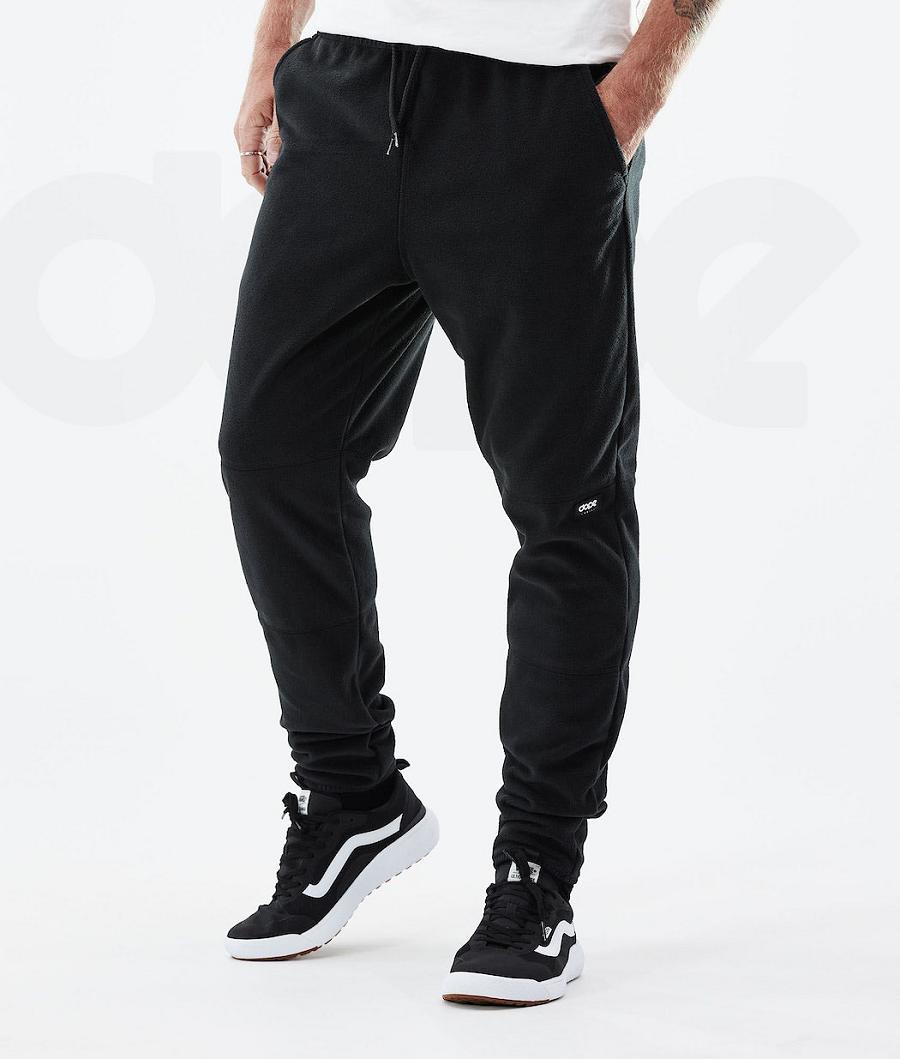 Dope Comfy Pants Vlies Heren Zwart | NLAP3027