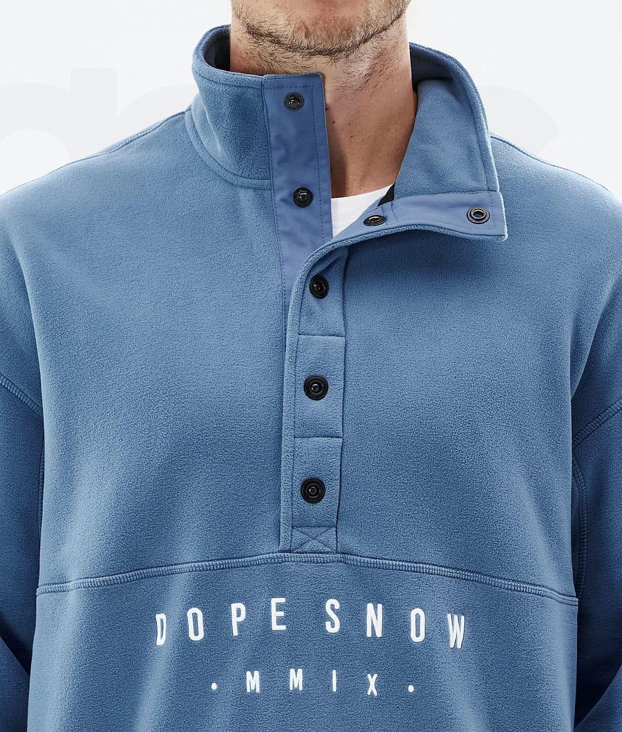 Dope Comfy Vlies Heren Blauw Grijs | NLOR3029