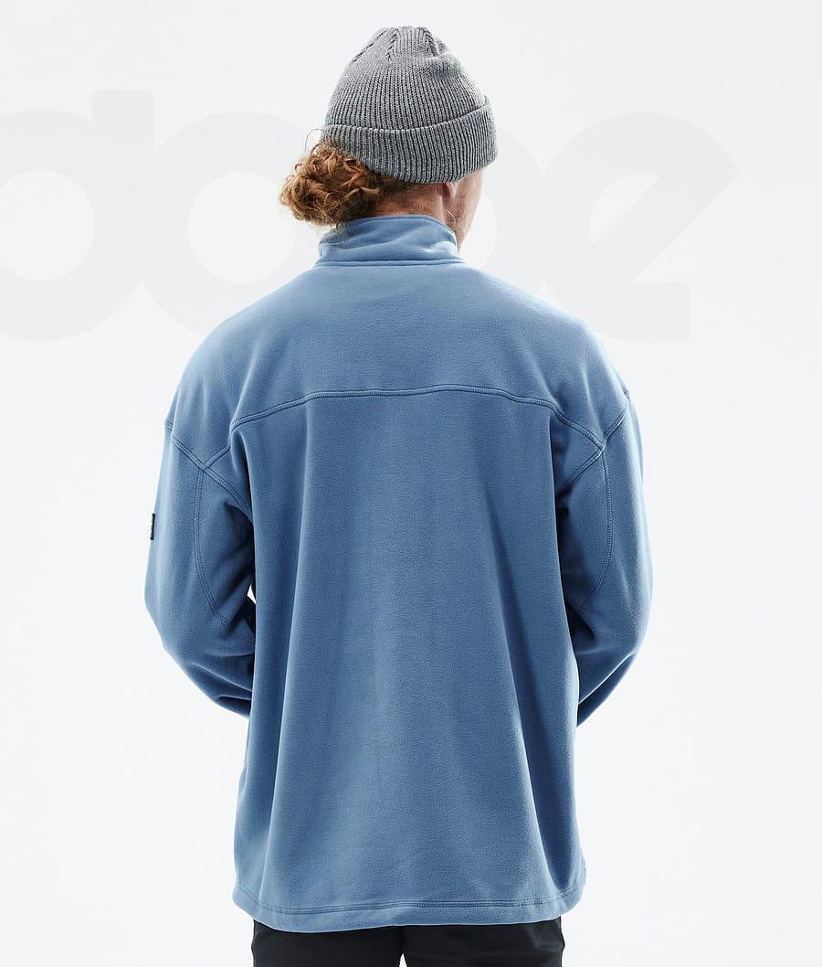 Dope Comfy Vlies Heren Blauw Grijs | NLOR3029