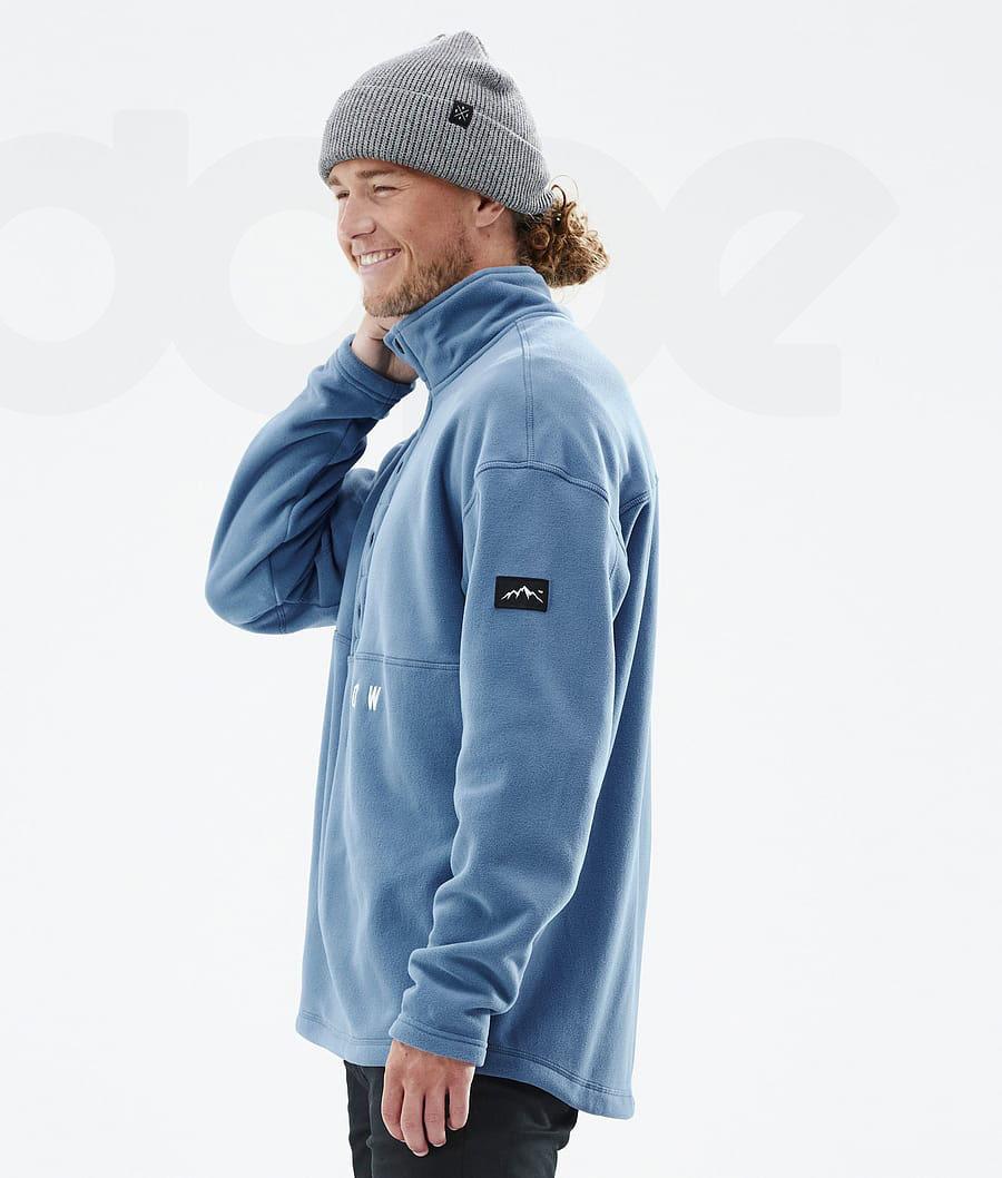 Dope Comfy Vlies Heren Blauw Grijs | NLOR3029