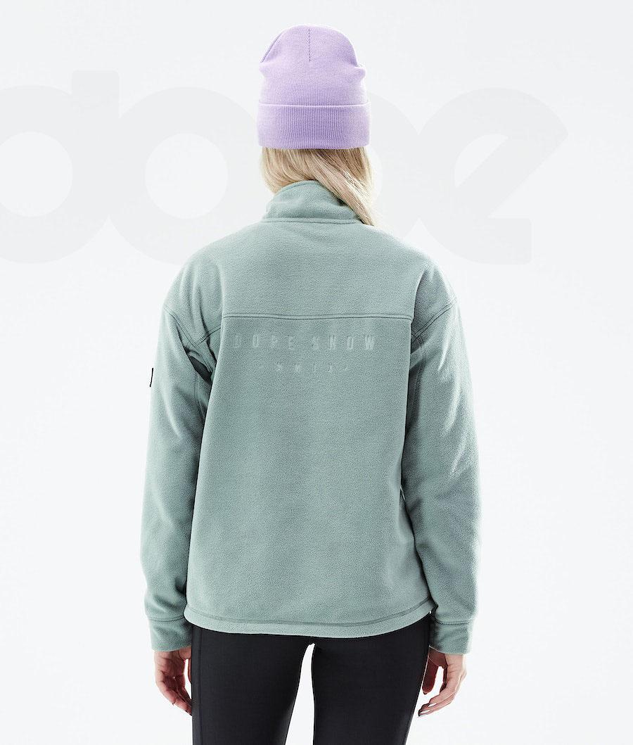 Dope Comfy W 2021 Vlies Dames Groen | NLNB3862