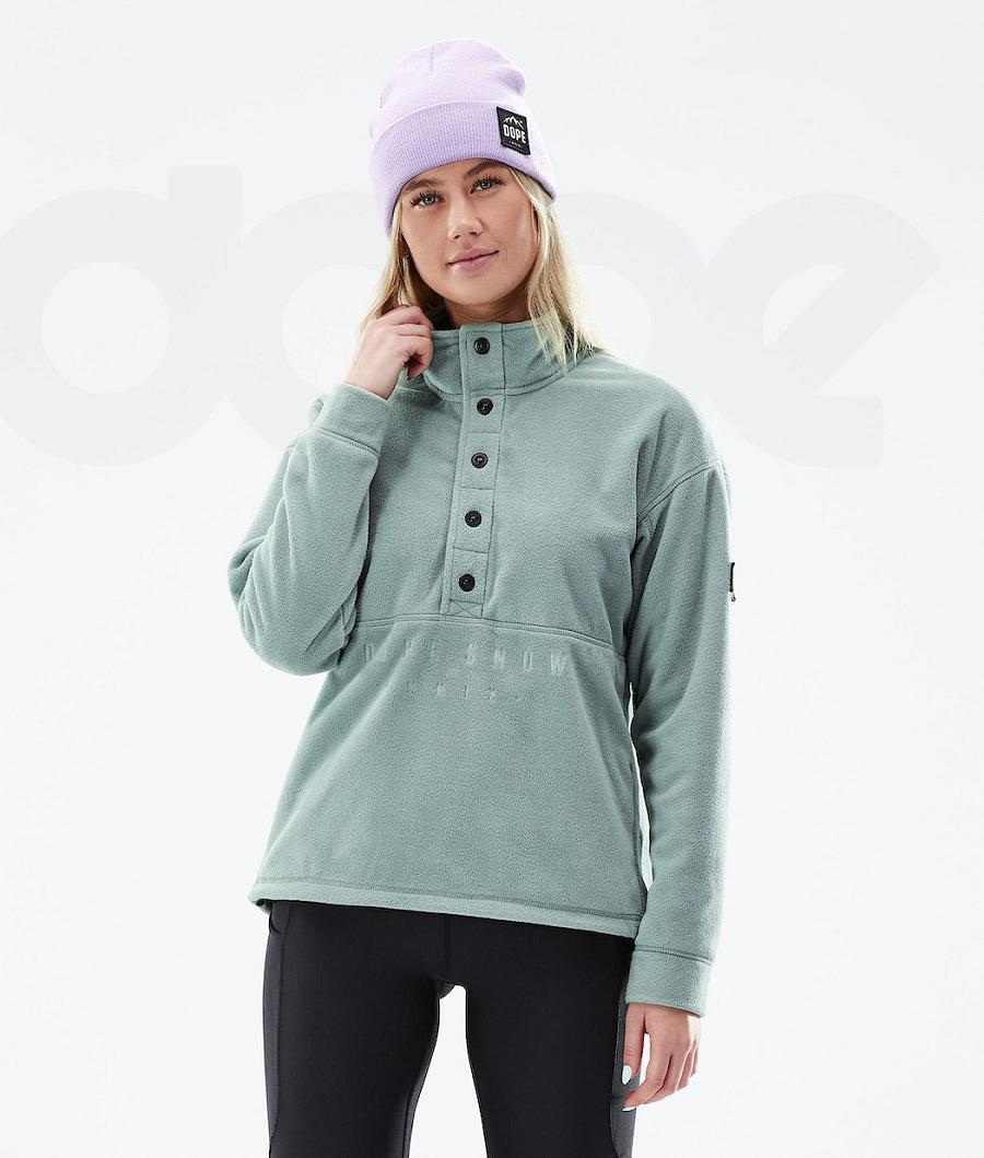 Dope Comfy W 2021 Vlies Dames Groen | NLNB3862