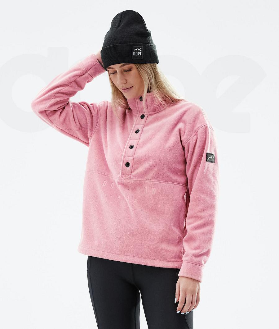 Dope Comfy W 2021 Vlies Dames Roze | NLBC3863