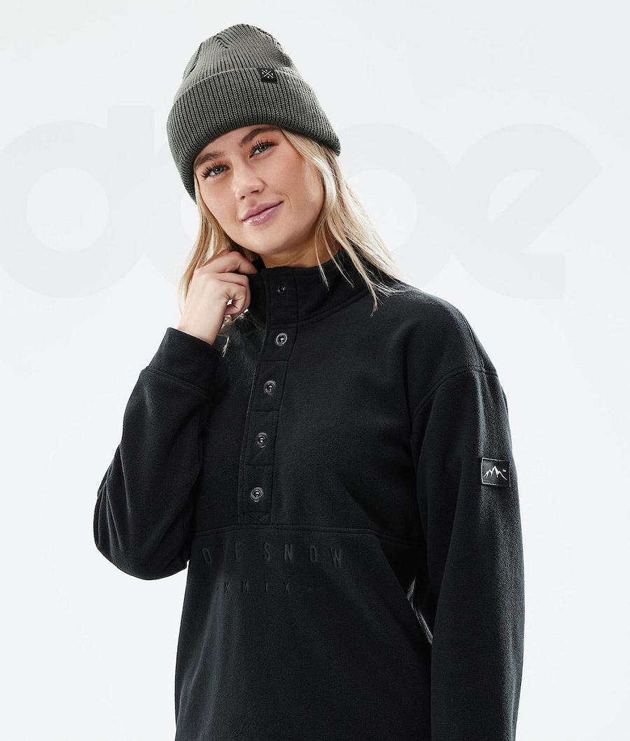 Dope Comfy W 2021 Vlies Dames Zwart | NLMA3861