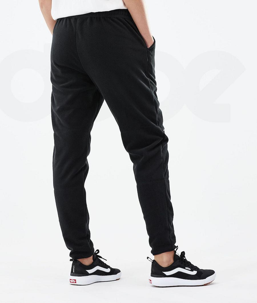 Dope Comfy W Pants Vlies Dames Zwart | NLTV3856