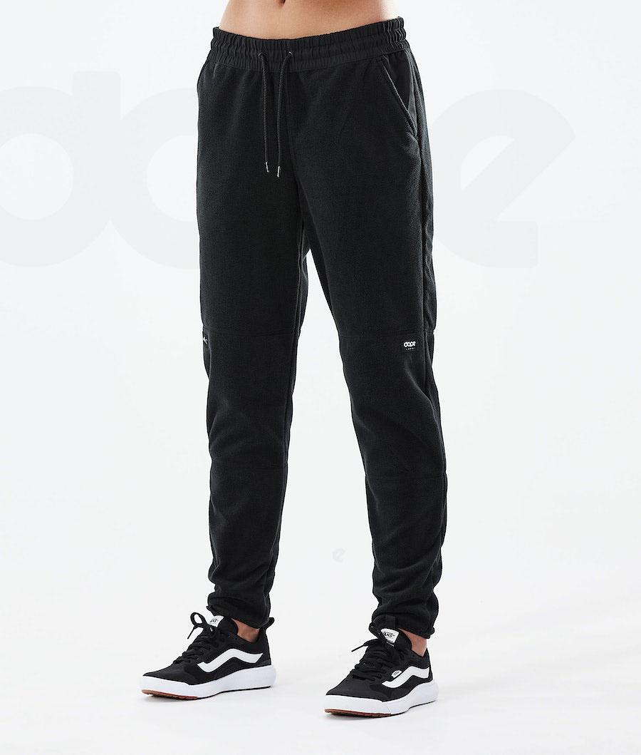 Dope Comfy W Pants Vlies Dames Zwart | NLTV3856