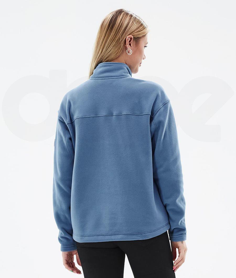 Dope Comfy W Vlies Dames Blauw Grijs | NLUT3854