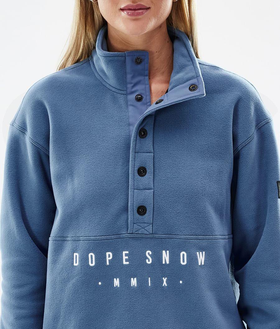 Dope Comfy W Vlies Dames Blauw Grijs | NLUT3854