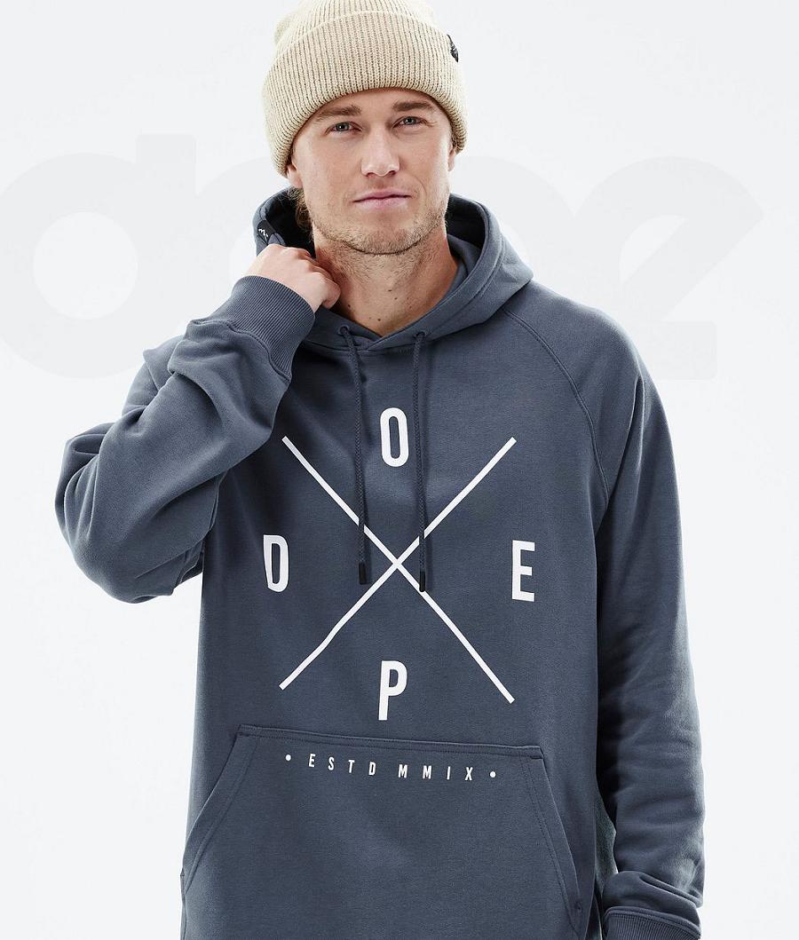 Dope Common 2X-Up Hoodie Heren Blauw | NLSO3000