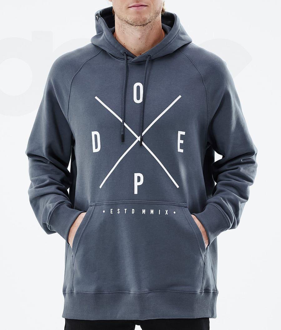 Dope Common 2X-Up Hoodie Heren Blauw | NLSO3000