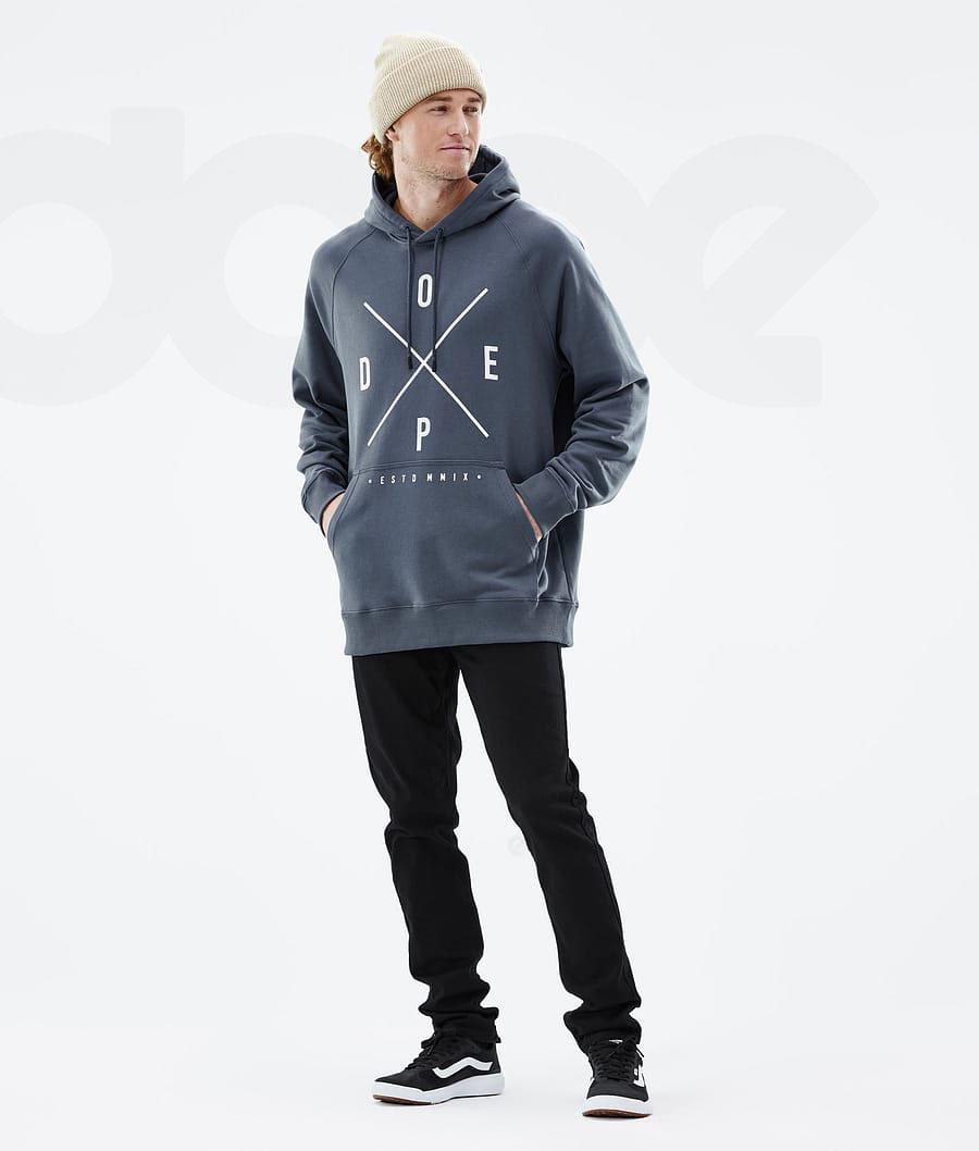 Dope Common 2X-Up Hoodie Heren Blauw | NLSO3000